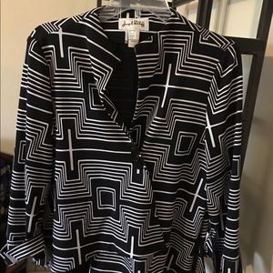 Joseph Ribkoff Asymmetrical Shirt Jacket